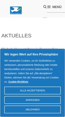 Vorschau der mobilen Webseite essener-friedensforum.de, Essener Friedens-Forum