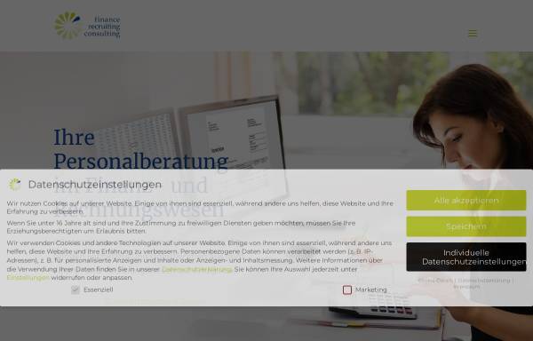 Vorschau von www.financecareer.de, Financecareer.de, Finance - Recruiting - Consulting GmbH & Co. OHG