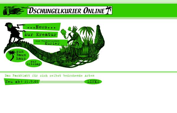 Vorschau von www.dschungelkurier.de, Dschungelkurier