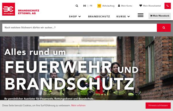Vorschau von www.abag-brandschutz.ch, ABAG Brandschutz & Feuerlöscher AG