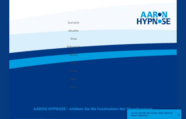Vorschau von aaron-hypnose.de, Aaron Hypnose