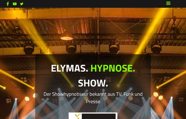 Vorschau von www.showhypnotiseur.de, Elymas - Der Showhypnotiseur