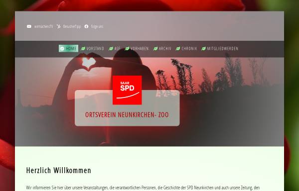 Vorschau von www.spd-zoo.de, SPD Sozialdemokratische Partei Deutschlands Ortsverein Zoo