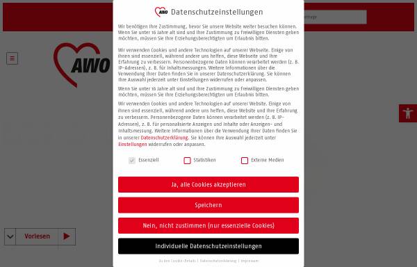 Vorschau von www.awo-saarland.de, AWO Arbeiterwohlfahrt Landesverband e.V.