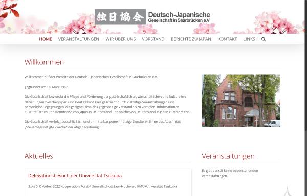 Vorschau von www.djg-saarbruecken.de, DJG Deutsch-Japanische Gesellschaft e.V.