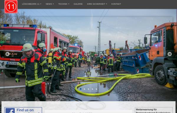 Vorschau von lb11.de, Freiwillige Feuerwehr Löschbezirk 11 Alt-Saarbrücken