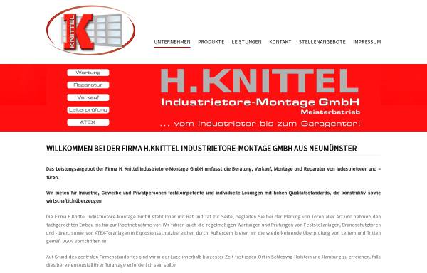 Vorschau von www.knittel-industrietore.de, Helmut Knittel Industrietor-Montage GmbH
