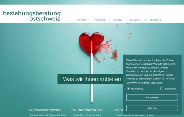 Vorschau von www.eheberatung-ostschweiz.ch, Eheberatung-Ostschweiz