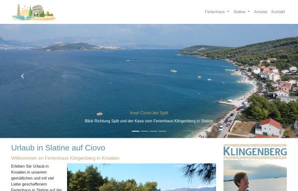 Vorschau von www.sommer-in-kroatien.de, Ferienhaus in Slatine, Ciovo