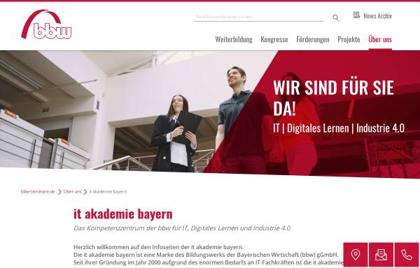Vorschau von www.it-akademie-bayern.de, IT-Akademie Bayern