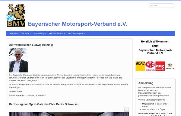 Vorschau von www.motorsport-bayern.de, Bayerischer Motorsport-Verband e.V.