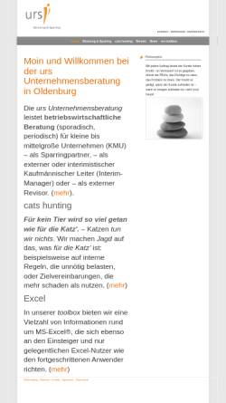 Vorschau der mobilen Webseite www.urs-beratung.de, Urs Beratung & Sparring - Ralf Sowa