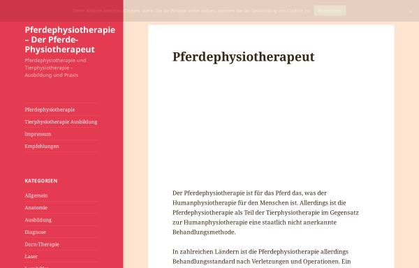 Vorschau von pferde-physiotherapeut.de, Pferde-Physiotherapeut Blog
