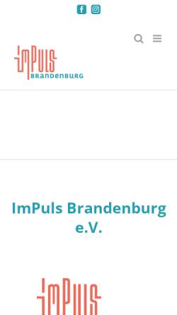 Vorschau der mobilen Webseite www.soziokultur-brandenburg.de, LAG SozioKultur Brandenburg e.V.