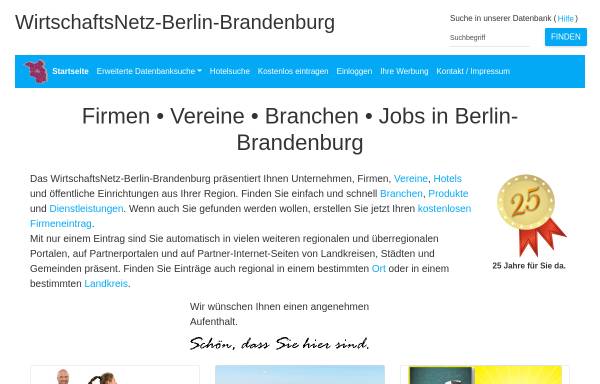 Vorschau von www.wn-brandenburg.de, WirtschaftsNetz Brandenburg