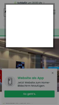 Vorschau der mobilen Webseite www.apotheke-im-bahnhof.de, Apotheke im Bahnhof