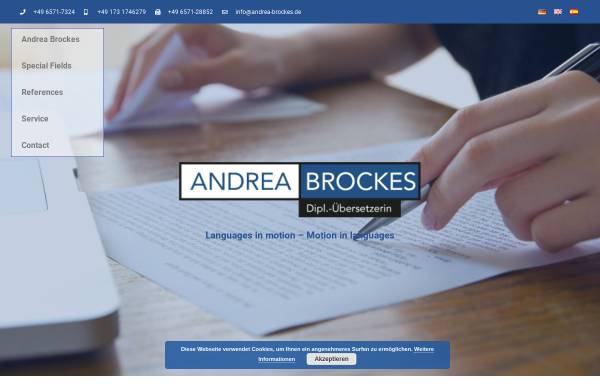 Vorschau von www.andreabrockes.de, Brockes, Andrea