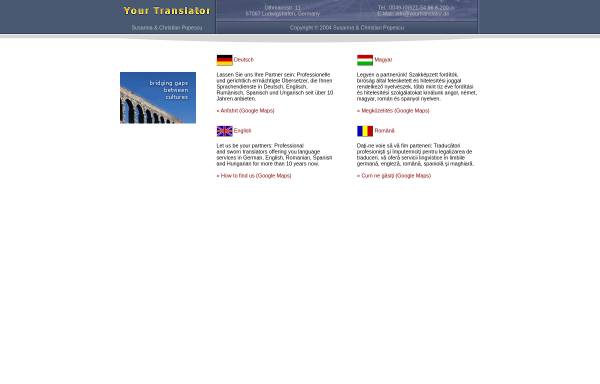 Vorschau von www.yourtranslator.de, Popescu, Susanna und Christian