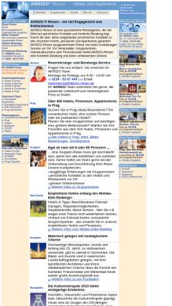 Vorschau der mobilen Webseite www.prag-hotel-pension.de, Prag-Hotel-Pension