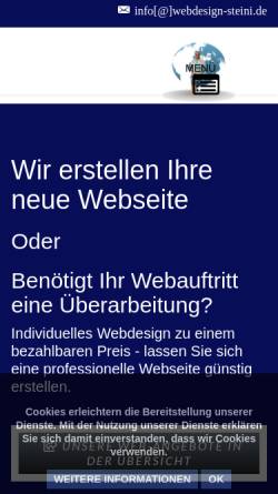 Vorschau der mobilen Webseite www.webdesign-steini.de, Dirk Steinhauer