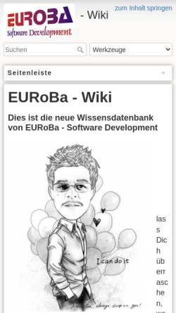 Vorschau der mobilen Webseite www.euroba.de, Euroba