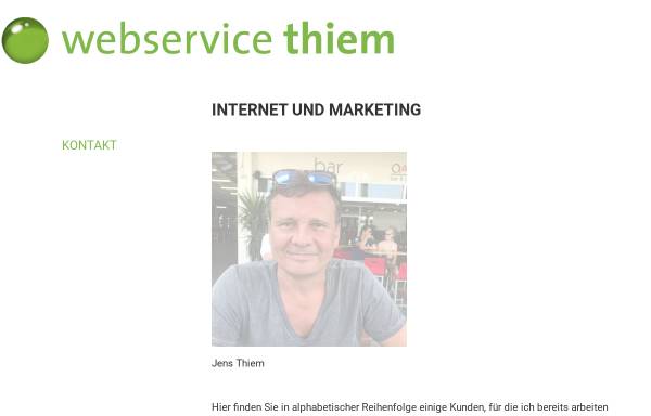 Vorschau von www.webservice-thiem.de, Jens Thiem