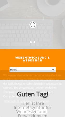 Vorschau der mobilen Webseite www.web4emotion.de, Web4eMotion, Petra König