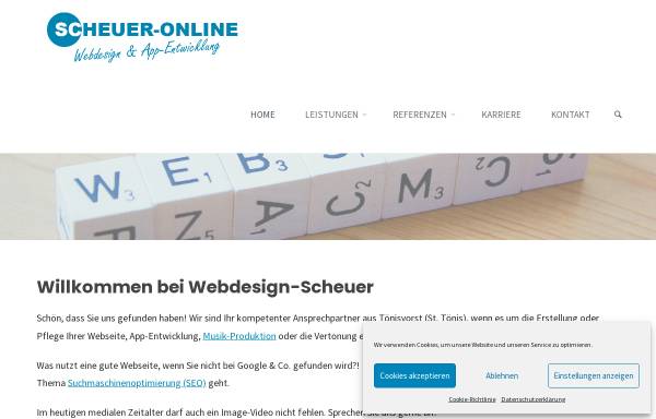 Vorschau von www.scheuer-online.de, Scheuer Webdesign