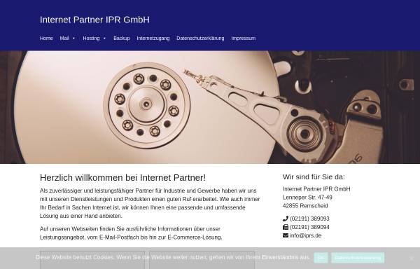 Vorschau von www.iprs.de, Internet Partner IPR GmbH