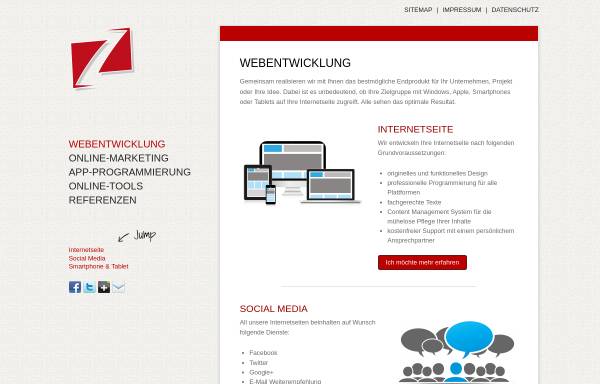 Vorschau von www.zmedien.de, Zelzer Medien Design GmbH