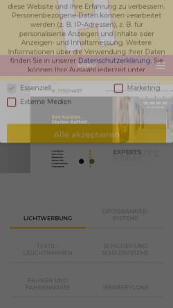 Vorschau der mobilen Webseite www.hoffschmidt.de, Hoffschmidt GmbH & Co. KG