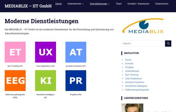 Vorschau von mediablix.de, Mediablix IIT GmbH
