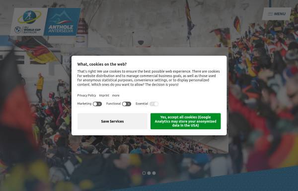 Biathlon Weltcup Antholzertal