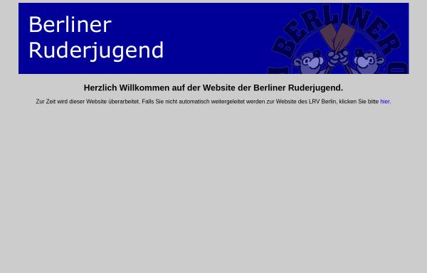 Vorschau von www.berliner-ruderjugend.de, Berliner Ruderjugend