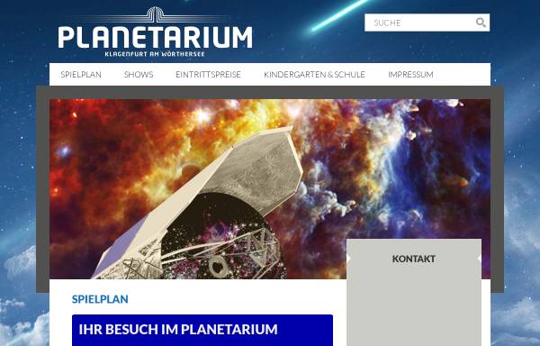 Vorschau von www.planetarium-klagenfurt.at, Astronomische Vereinigung Kärnten