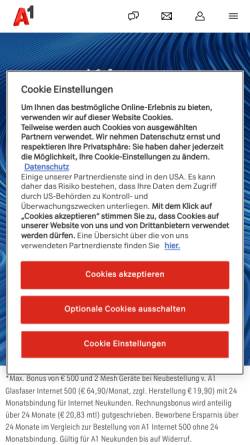 Vorschau der mobilen Webseite members.aon.at, Polizeisportvereinigung Wien (PSV)