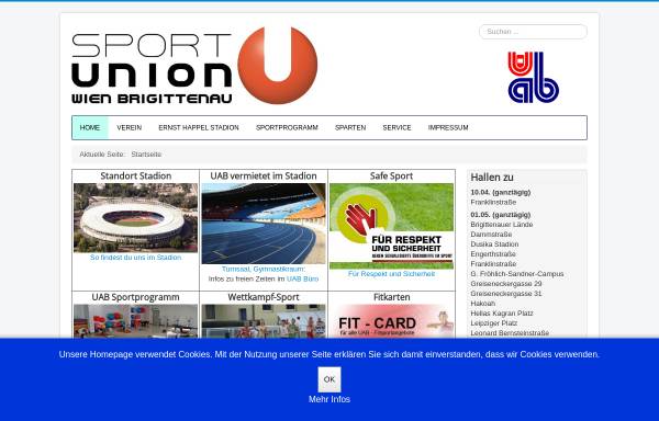 Vorschau von www.uab.at, Union Aktiv Brigittenau