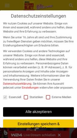 Vorschau der mobilen Webseite www.wienerbezirksblatt.at, Wiener Bezirksblatt
