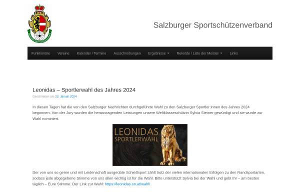 Vorschau von www.sssv.at, Salzburger Sportschützen Verband
