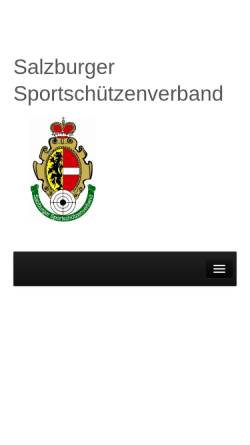 Vorschau der mobilen Webseite www.sssv.at, Salzburger Sportschützen Verband