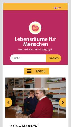 Vorschau der mobilen Webseite www.lebensraeume-fuer-menschen.org, Die Quelle