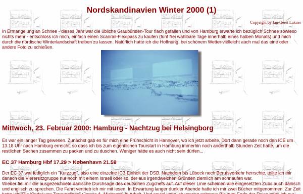 Vorschau von www.blockstelle.de, Nordskandinavien im Winter [Jan-Geert Lukner]