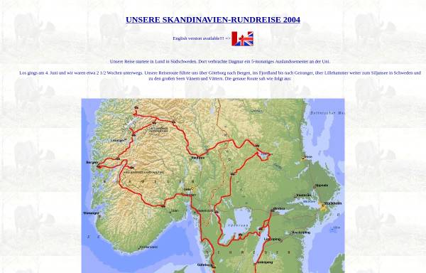 Vorschau von www.magis-reiseseiten.info, Skandinavien-Rundreise [Markus Schinnerl]