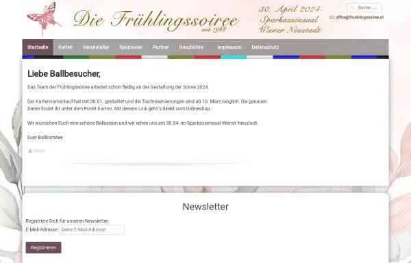 Vorschau von www.fruehlingssoiree.at, Frühlingssoiree