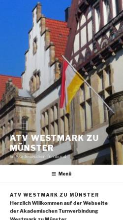 Vorschau der mobilen Webseite www.atv-westmark.de, ATV Westmark zu Münster