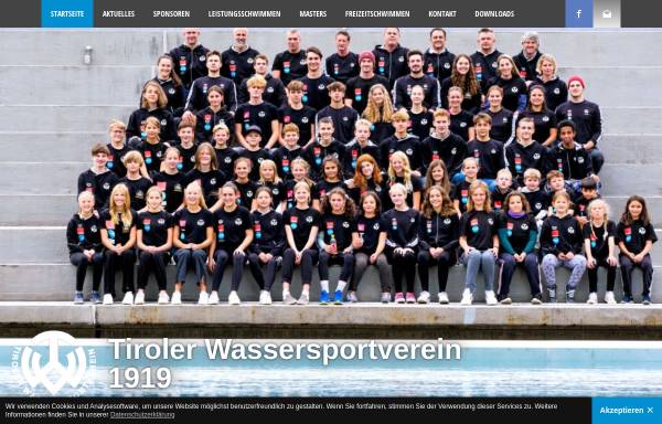 Vorschau von twv.at, Tiroler Wassersportverein - Schwimmsektion Innsbruck