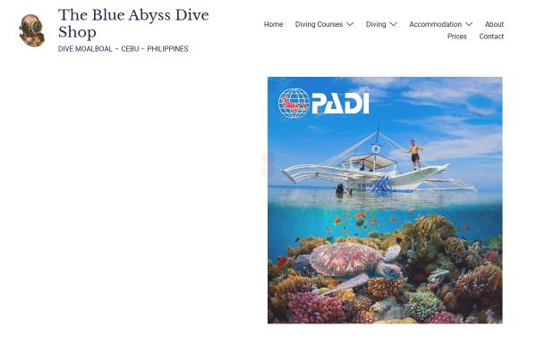 Vorschau von www.blueabyssdiving.com, Blue Abyss Cebu