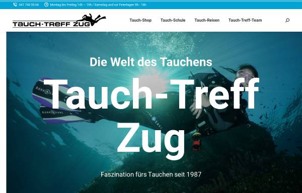 Vorschau von www.tauch-treff.ch, Tauch-Treff