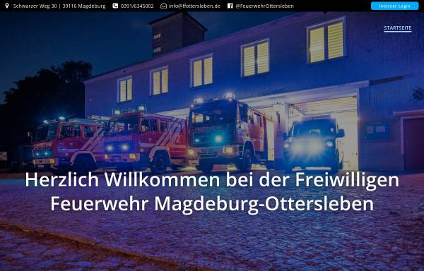 Vorschau von www.freiwillige-feuerwehr-ottersleben.de, Freiwillige Feuerwehr Ottersleben