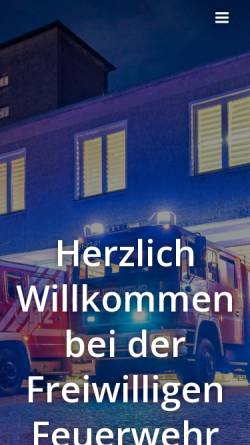 Vorschau der mobilen Webseite www.freiwillige-feuerwehr-ottersleben.de, Freiwillige Feuerwehr Ottersleben